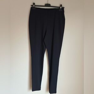 J JILL Smoothing Ponte Slimming Legging Pull on Seamed Detail Black Size Small